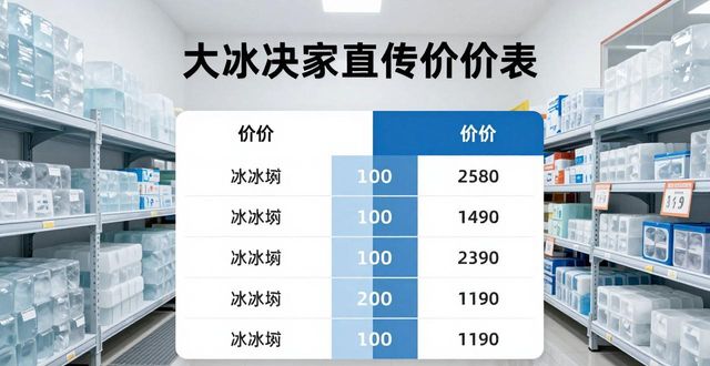 大冰块批发厂家怎么选？锡山直供渠道靠谱吗
