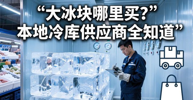 大冰块哪里买?本地冷库供应商全知道