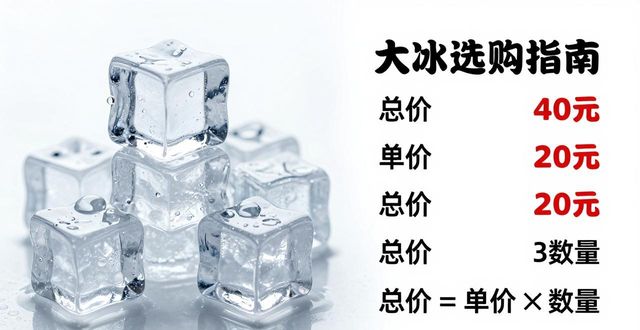 大冰块价格到底怎么算?锡山冰块选购指南