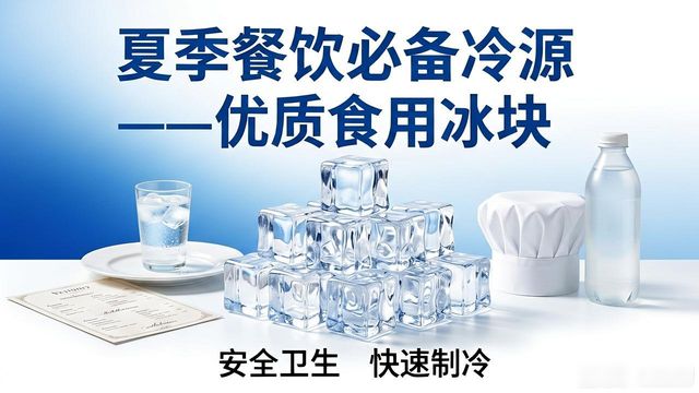 锡山食用冰块销售,夏季餐饮必备的冷源选择